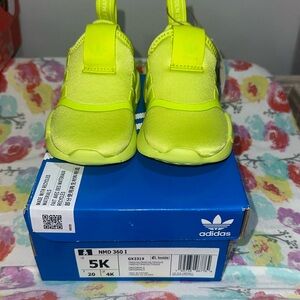 Toddler original adidas-lime green